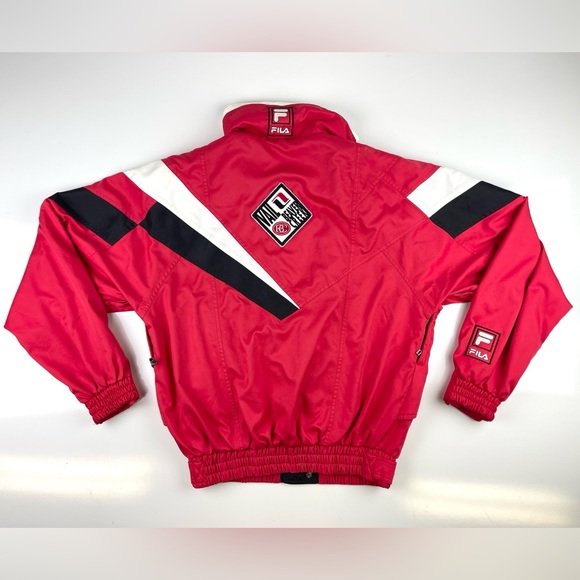 Rare Vintage Red Fila Ski Jacket Size Medium - Picture 3 of 7